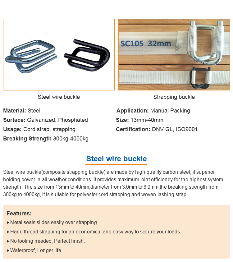 Galvanized Steel Wire Buckle